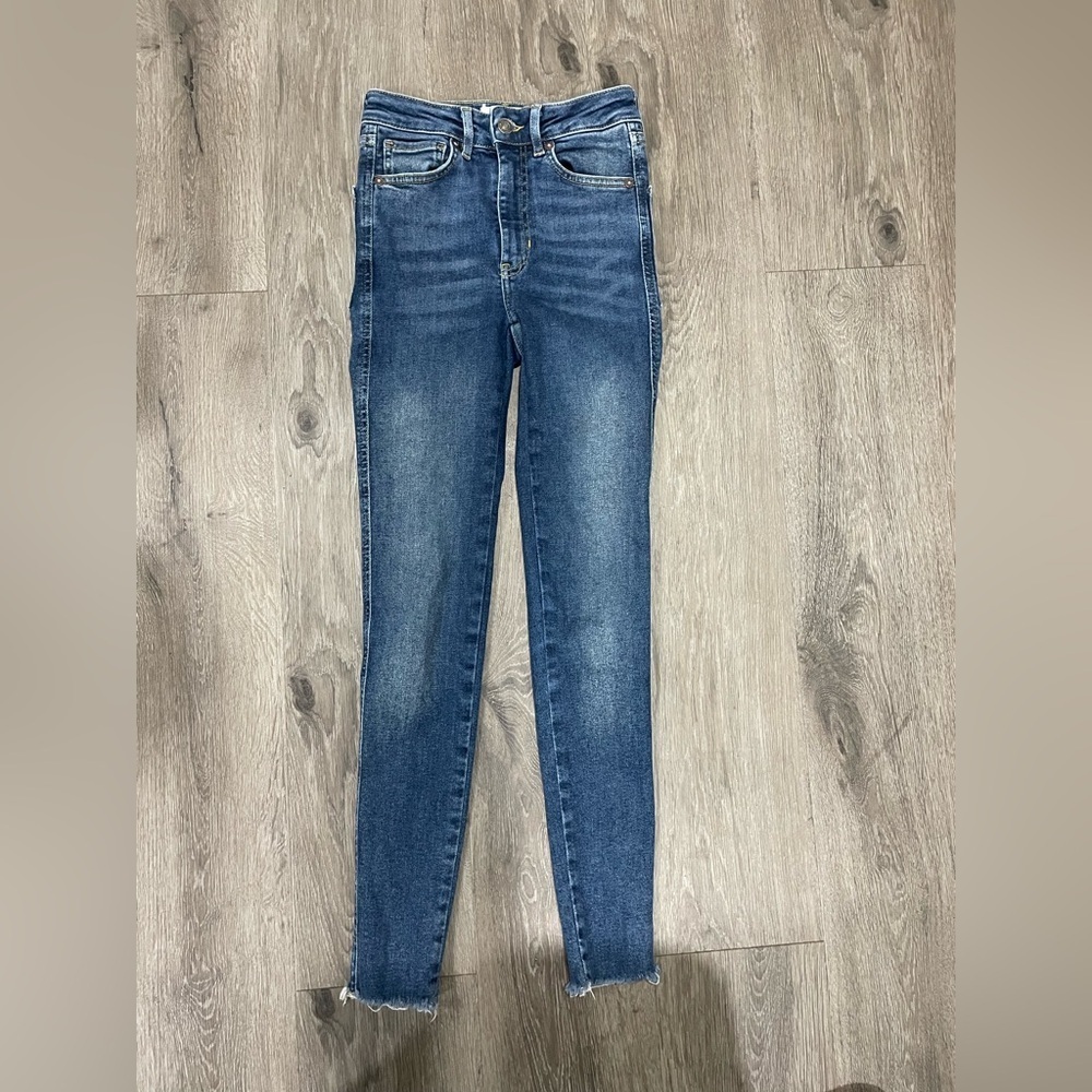 WE THE FREE PEOPLE Dark Blue Women's Skinny Jeans